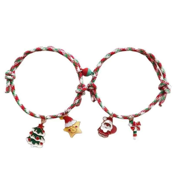 88 stk. Æske Hårtilbehør Smykkesæt - DIY Charm Julekalender Armbåndsfremstillingskit