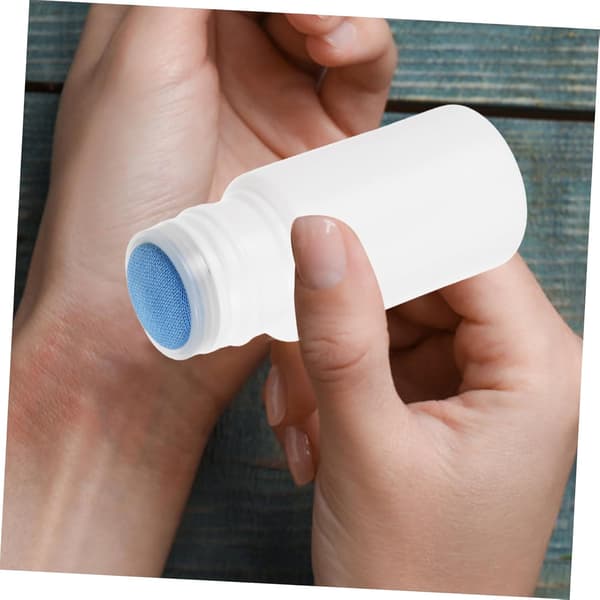 5 stk påfyllbare svamphodelotionflasker 20 ml plast ikke-vevd stoff