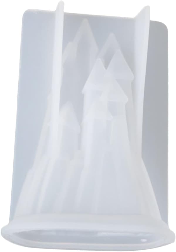 3D Slott Silikonform for DIY Krystall Epoxyharpiks, Matkvalitets Silikon, Detaljert Slottform