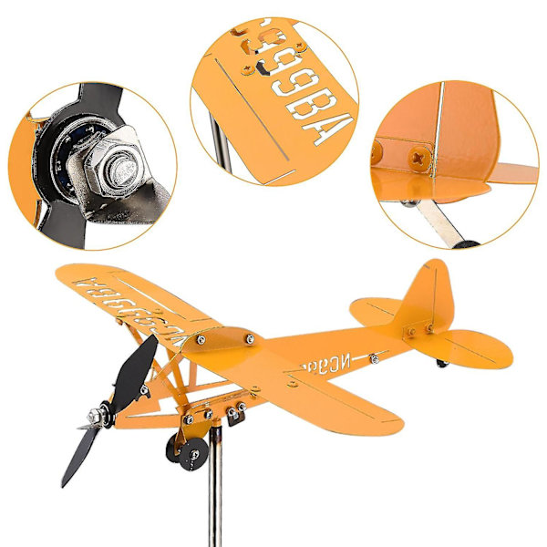 Wetterfahne Edelstahl Affe Design - 35x50cm Windrichtungsanzeiger - Garten Deko