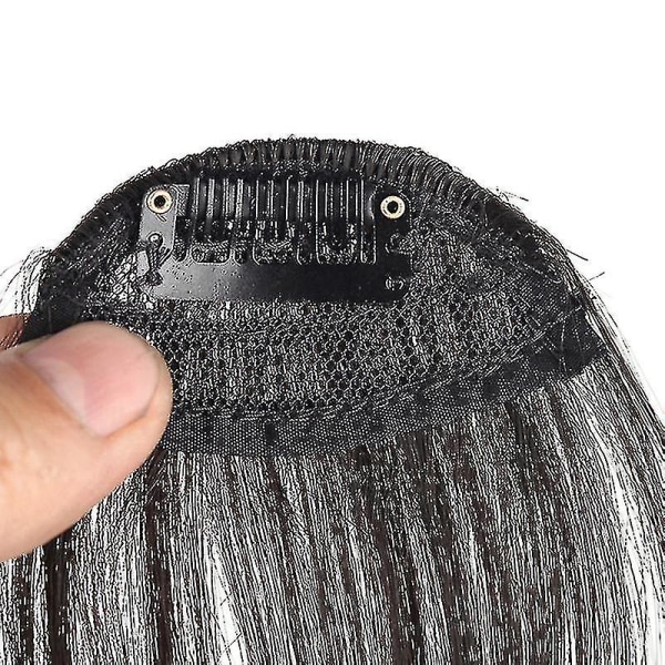 Thin Air Fringe Bangs Hair Clip On Foran Hairpiece Fake Hair Extensions