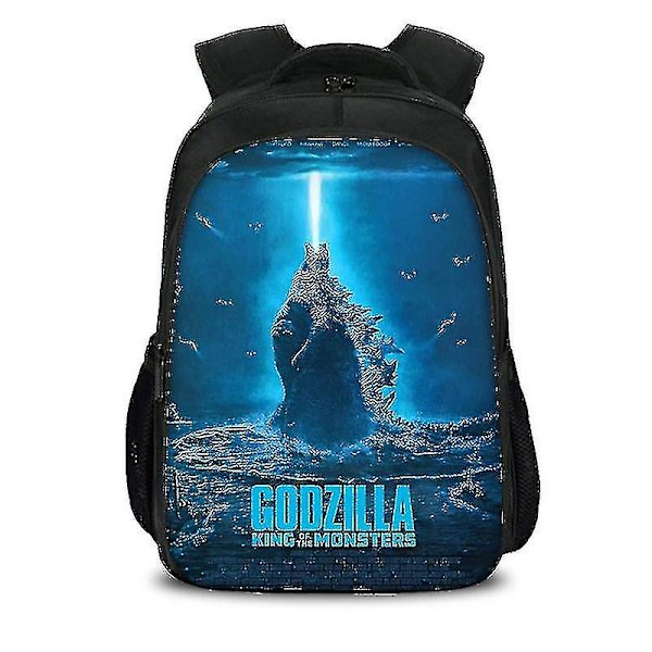 Godzilla Dinosaur Monster Skoletaske Skulder Computer Rygsæk Stor Kapacitet-r style10