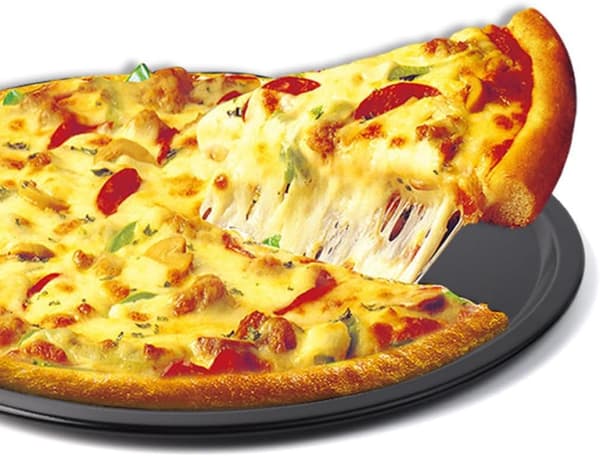 Non-Stick pizzapande i kulstofstål, kraftig metalbageform, robust til langvarig brug, sort bageplade