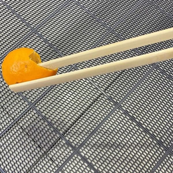 4 st bambu skräpplockare 45 cm lång sopsamlare med skruvdesign multifunktionsupplockningsverktyg