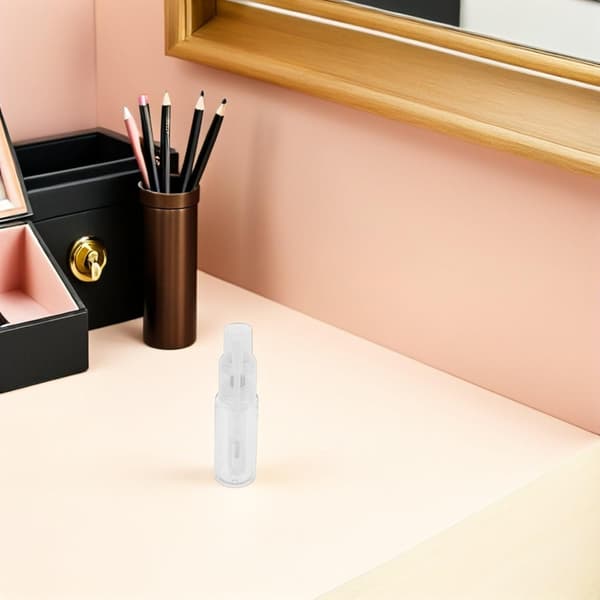 2 st plast sprayflaskor tomma pulverdispenser roterbar pip för hårglitter reseanvändning