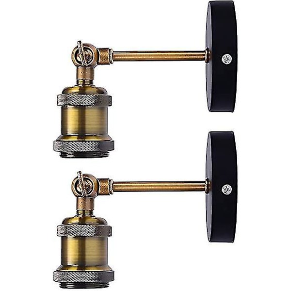 Retro Vägglampa i Mässing Justerbar Sconce E27 Sockel