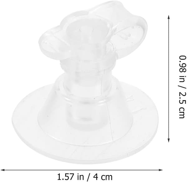 50 stk oppblåsbare putepumpeadapterdyser PVC luftpumpe dyse