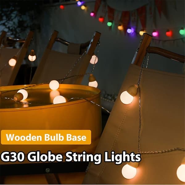 Globe-strenglys Julelys USB-drevne 6m 30LED