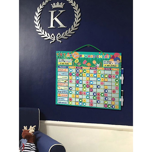 Magnetisk Stjernebelønningskalender med Rebpenneklips