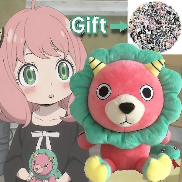 Nya Spy x Family Plushie Dolls Anya Chimera Anya Forger Söta Yor Forger Chompas Fyllda Plyschleksaker för Barn Flickor P 10cm keychain