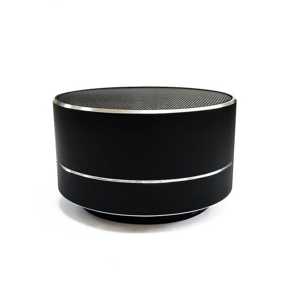 Metal LED Bluetooth Håndfri Højttaler Sort