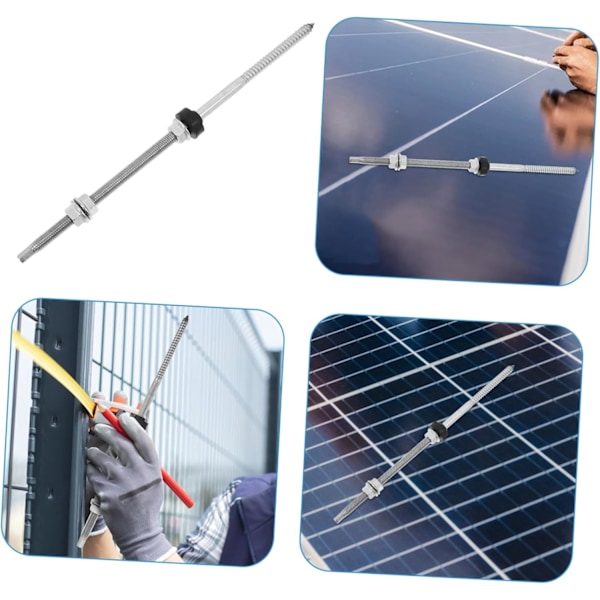 Rustfrie stål monteringsbolter for solcellepanel, industrielle hyllebraketter