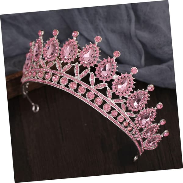 Elegant Rhinestone Brudekrone Hodeplagg Moderne Hårtilbehør til Bryllup, Fester og Feiringer gave til Kvinner