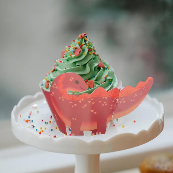 12 stk. assorterte farger mini papir cupcake-former engangsdesign bake-cupcake-former