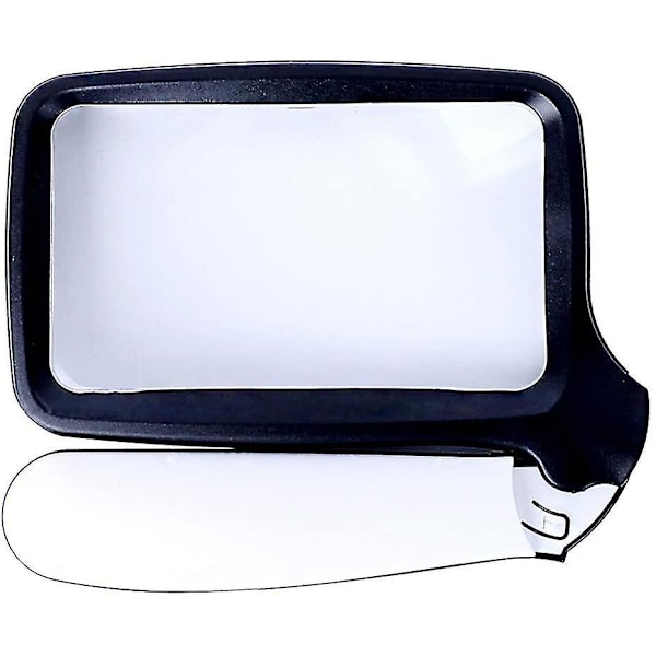 2x Foldbar Forstørrelsesglas med 5 LED-lys - Bærbar håndholdt Lupe