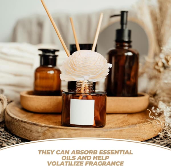 6 stk. eterisk olje blomsterdiffuser aromaterapi blomsteroppsats DIY delikat aroma for hjemmekontor