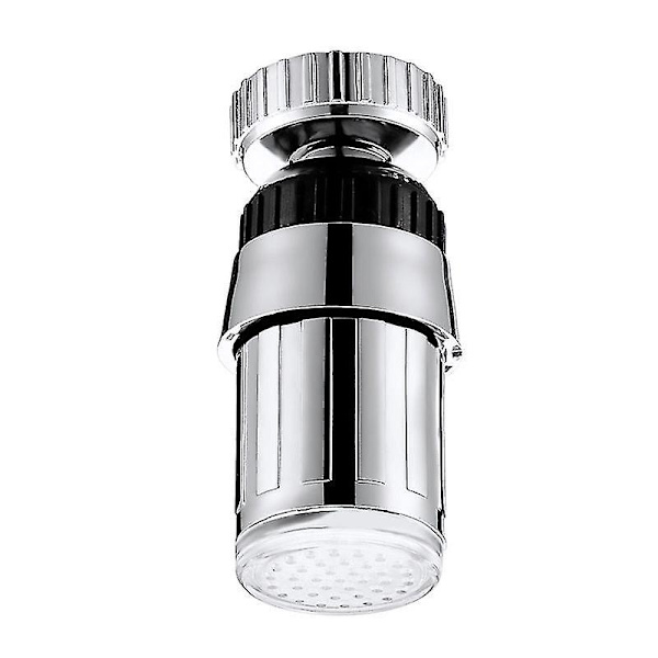 LED Vattenkran Ljus Temperatursensitiv Kran Med 3 Färgförändringar För Kök Badrum (st-silver)