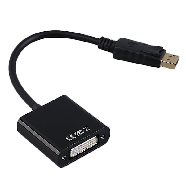DisplayPort DP Han till DVI Hona Videoadapterkabel