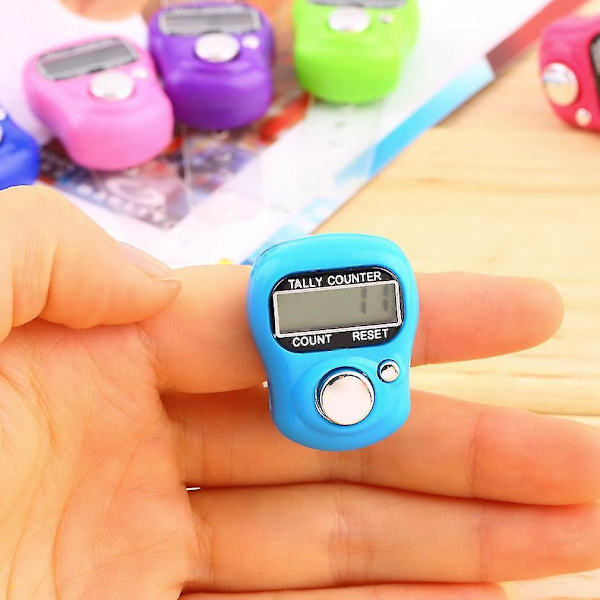 Stitch Marker Række Finger Tæller LCD Digital Tally
