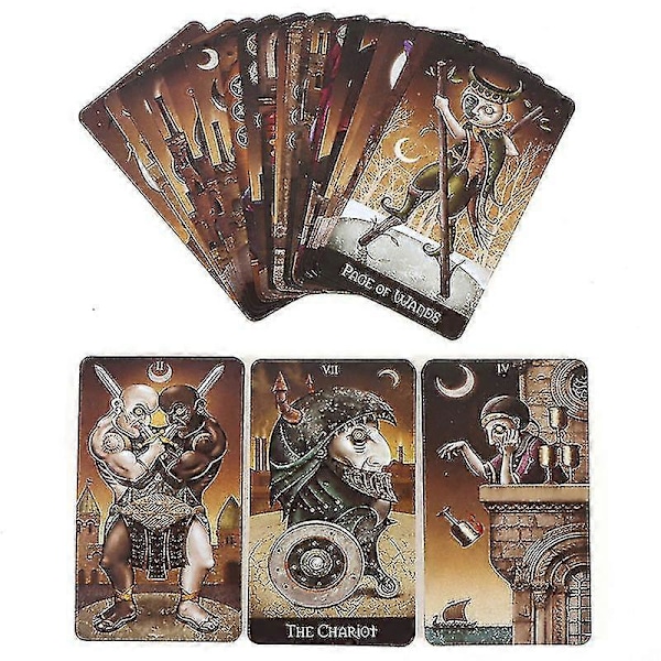 Deviant Moon Tarot Kort Spil Brætspil Divination Profeti Multiplayer Spil