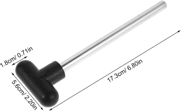 T-formad viktstapelstift Φ10×133mm Låsande väljarviktstift