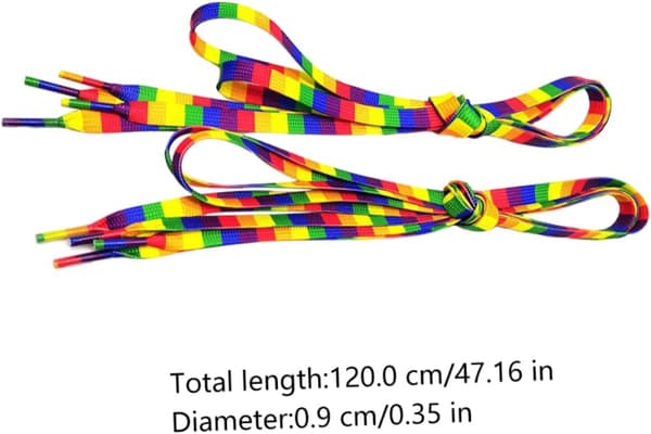 Regnbue elastiske snørebånd Farverige gradient snørebånd til sæsoner Kreative elastiske regnbue sko