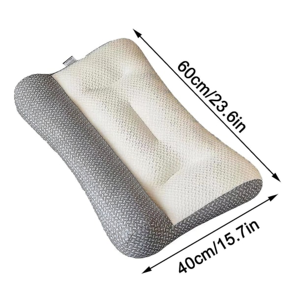 Minneskum Pute Ergonomisk Ortopedisk Nakke Justerbar Ergonomisk Konturer Ortopedisk Seng Pute