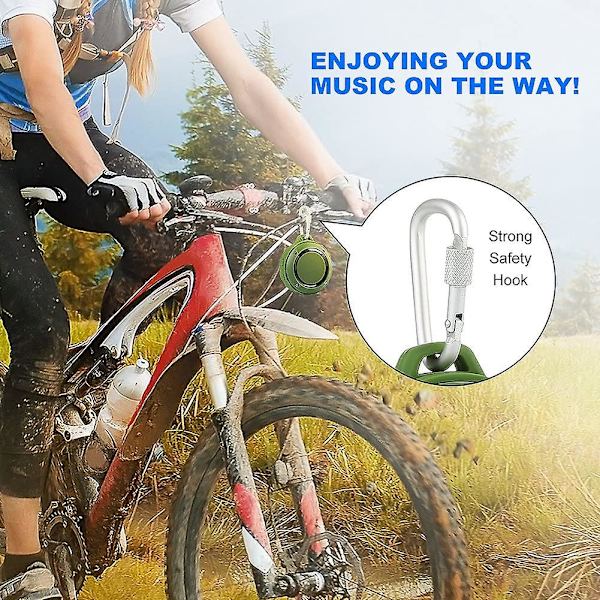 Pyöräily Bluetooth-kaiutin Auto Ulkoilma Urheilu Ääni Mini Kannettava Matkapuhelin Kortti Subwoofer Green