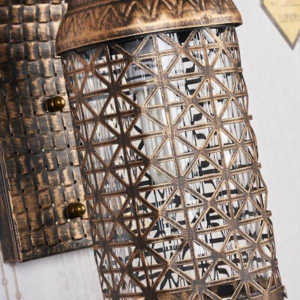 Rustikke Lodge Vægslamper Sconce Metal Lys Vintage E26 E27