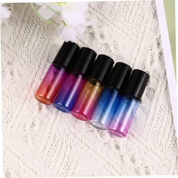 10 st glasrullflaskor Gradient Roller Oils Bärbara för hemresor