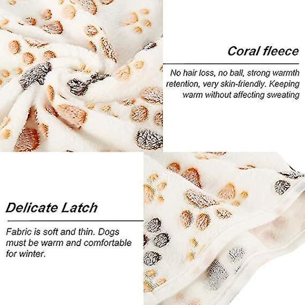 2blankets Stor Blød Dyreplaid Fleece Hundekat Seng