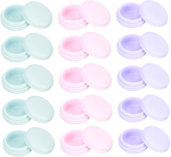30 stk 10 ml Macaron ansiktskremkrukker Skrukosmetikkbeholdere Bærbare påfyllbare salvekrukker