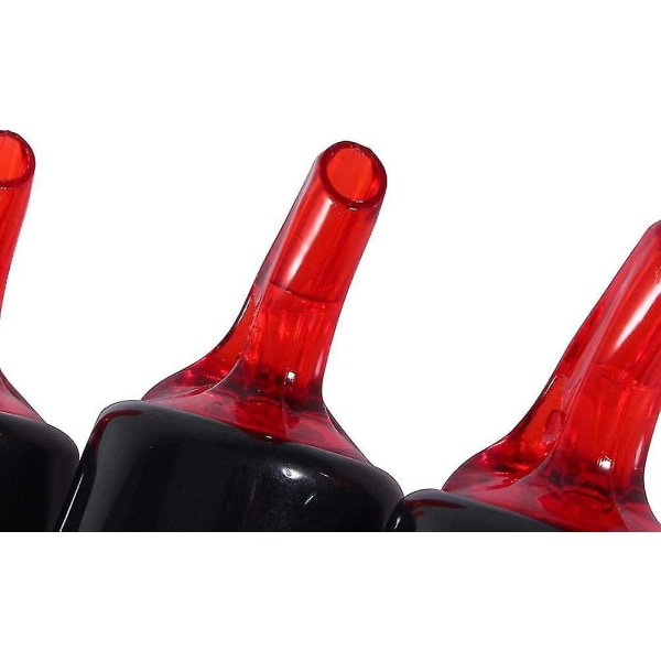 Plastflaske skjelledispenser Konisk tut i plast (rød) (1 stk)