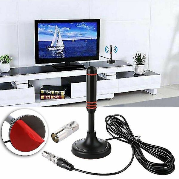 200mile 1080p HD Digital Indendørs TV-antenneforstærker VHF UHF