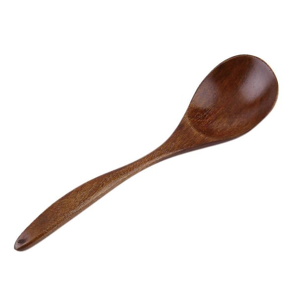 17cm Handgjord Träskedda Matlagningsredskap