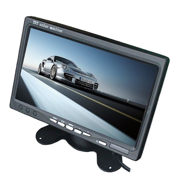 Bærbar 7'' TFT LCD digital farveskærm til bilskærm