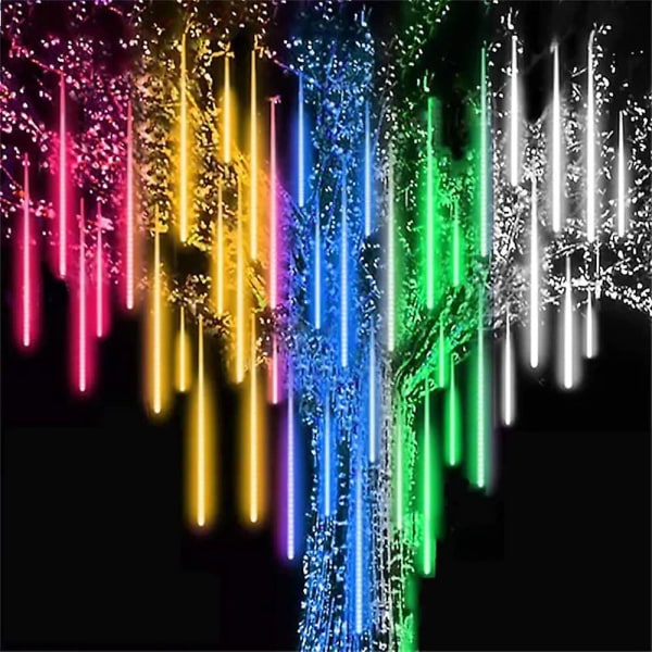 Meteorregn Ljus 80cm 8 Rör 576 Led Fallande Regn