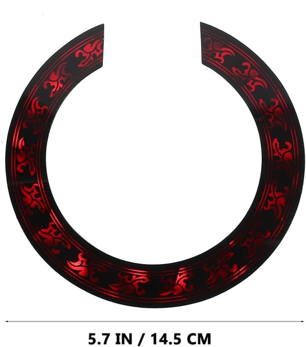 2st Akustisk Gitarr Ljudhålsdekal med Självhäftande PVC-material
