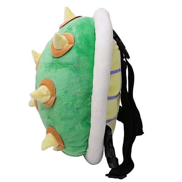 Molya Vihreä Bowser Koopa Troopa Reppu Kilpikonnan Kuori Keltainen Piikikäs Pehmeä Täytetty Piirretty Söpö Kilpikonnan Asun Reppu Kilpikonnan Kuoren Laukku Lelut 12\" Tyyppi