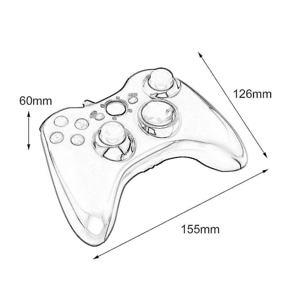 USB-kablet spilcontroller til Xbox 360 Windows 7