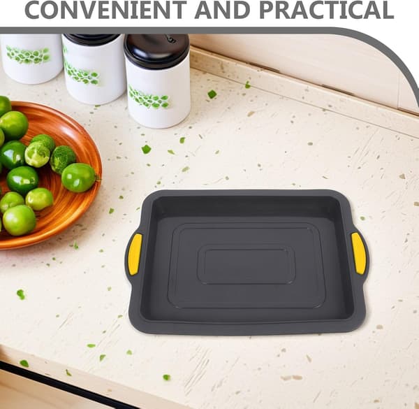 Brödform i silikon, non-stick bakform, diskmaskinssäker rektangulär silikonbakform för hembakat bröd och kakor