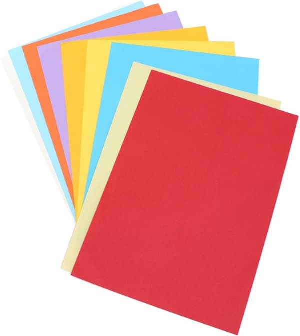 100 ark A4 kopieringspapper 80Gsm blandade 10 färger utskrivbart DIY vikbart färgat papper