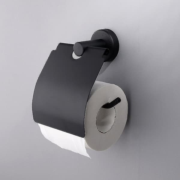 Toiletpapirholder til vægmontering i rustfrit stål - Væghængt vævsholder til badeværelset (bl