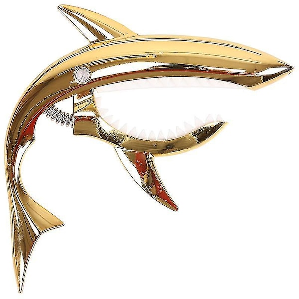 Gitar Capo i Sinklegering, Tre, Elektrisk Gitar, Ukulele Capo, Musikkinstrument, 1 stk, Gull