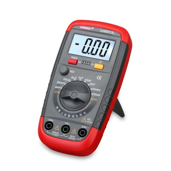 UA6013L Ikke-automatisk Digital LCD Kondensator Kapacitans Tester