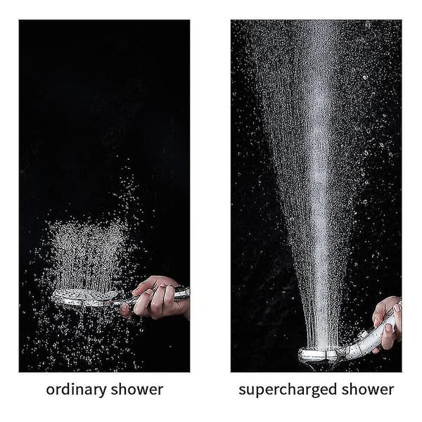 Universal Højtryks Bruseshowerhoved 4-Modes Bruseshowerhoved Pink