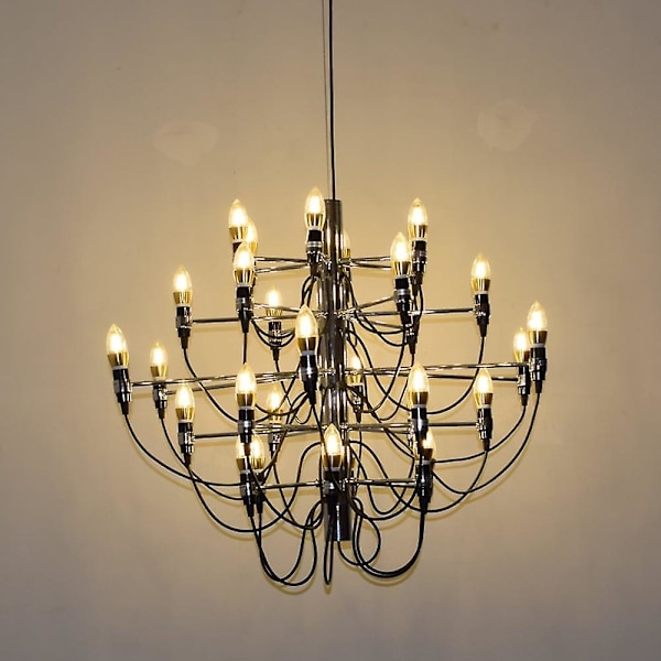 Ecolight™ 30-lampig 85 cm ljuskronalikes metall