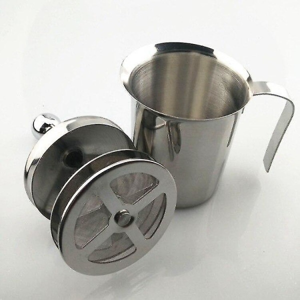 Kaffe- og tekanne i rustfritt stål 304 for sjokolade, melk og bobler