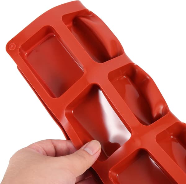 2 stk silikon sjokolade DIY former Non-Stick og solid bakeverktøy for kake, kjeks, pudding