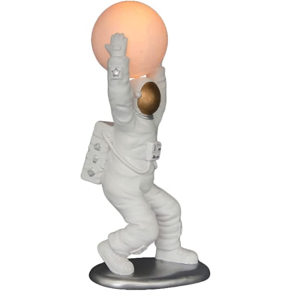 Creative Astronaut -pöytälamppu, moderni yöpöytälamppu kytkimellä ja kaapelilla